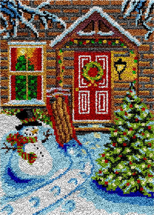 Holiday Home - Latch Hook Rug Kit - Latch Hook Crafts