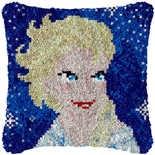 Ice Queen - Latch Hook Pillowcase Kit - Latch Hook Crafts