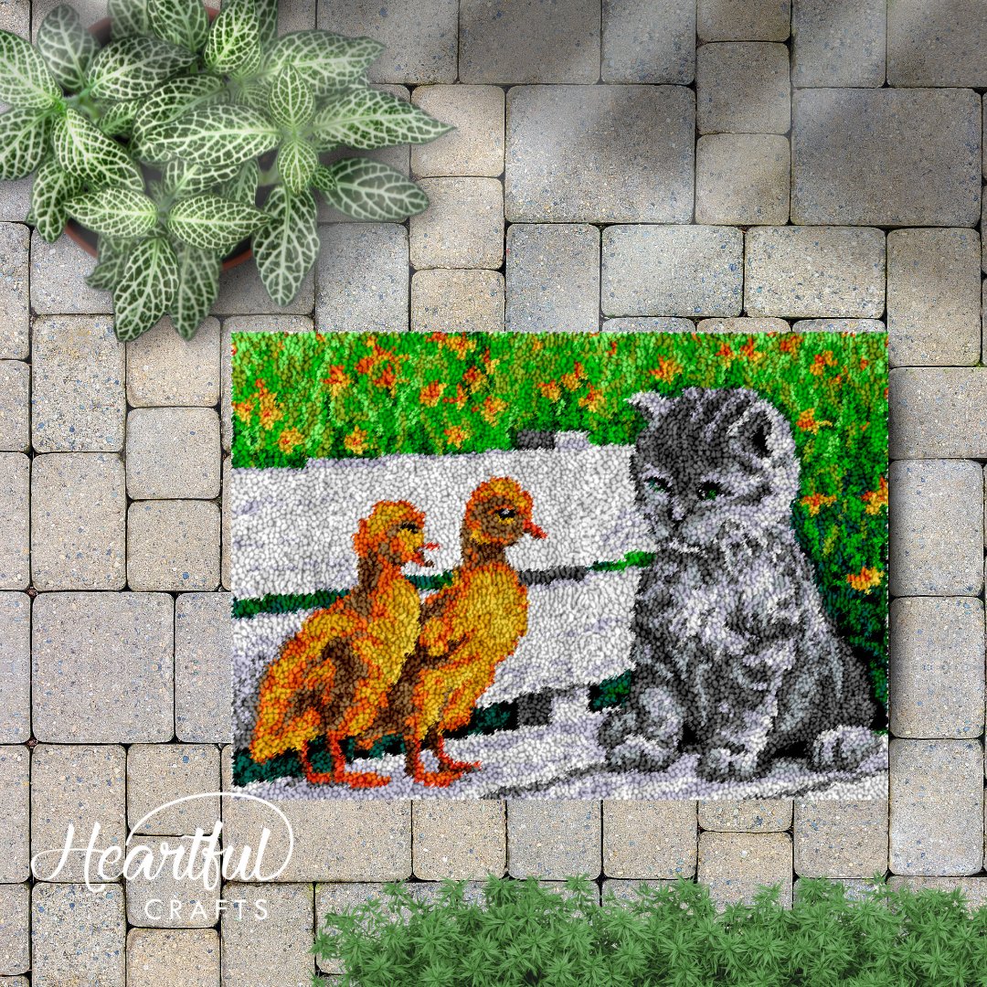 I'm a Duck Too - Latch Hook Rug Kit - Latch Hook Crafts