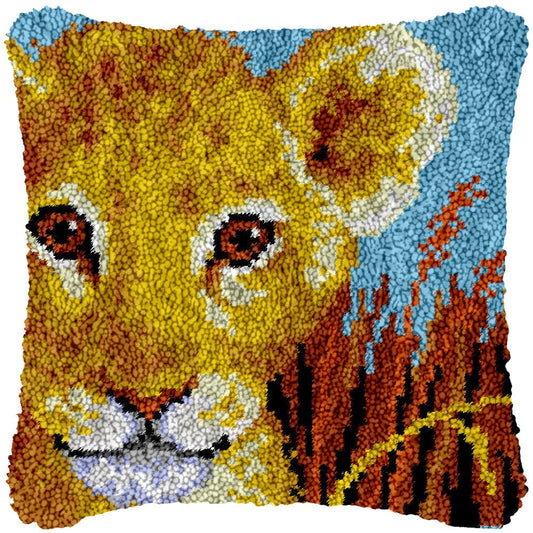 Innocent Cub - Latch Hook Pillowcase Kit - Latch Hook Crafts