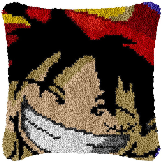 Joy for Adventure - Latch Hook Pillowcase Kit - Latch Hook Crafts