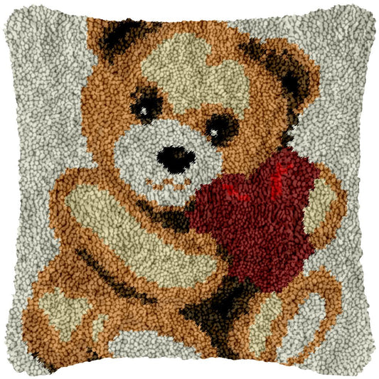 Just Want Hugs - Latch Hook Pillowcase Kit - Latch Hook Crafts