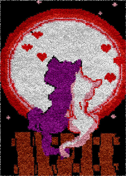 Lost Kitty - Latch Hook Rug Kit - Latch Hook Crafts