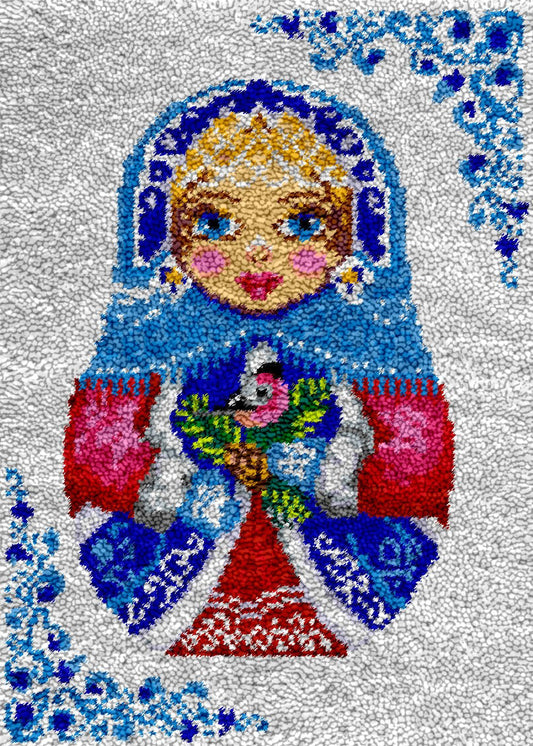 Matryoshka Doll - Latch Hook Rug Kit - Latch Hook Crafts