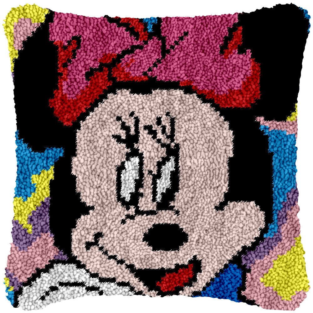 Minnie Mouse - Latch Hook Pillowcase Kit - Latch Hook Crafts