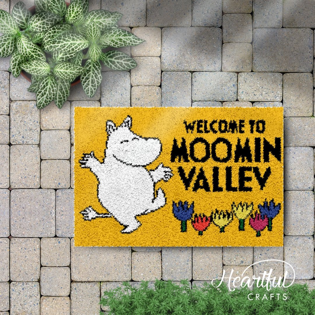 Moomin Valley - Latch Hook Rug Kit - diy-latch-hook