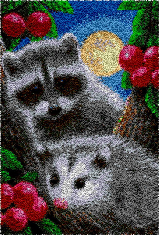 Nocturnals - Latch Hook Rug Kit - Heartful Crafts | DIY Latch Hook