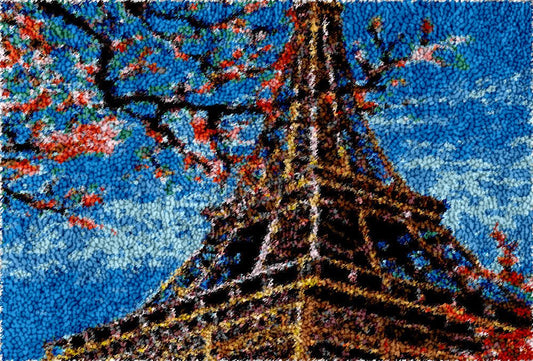 Paris, with Love - Latch Hook Rug Kit - Heartful Crafts | DIY Latch Hook