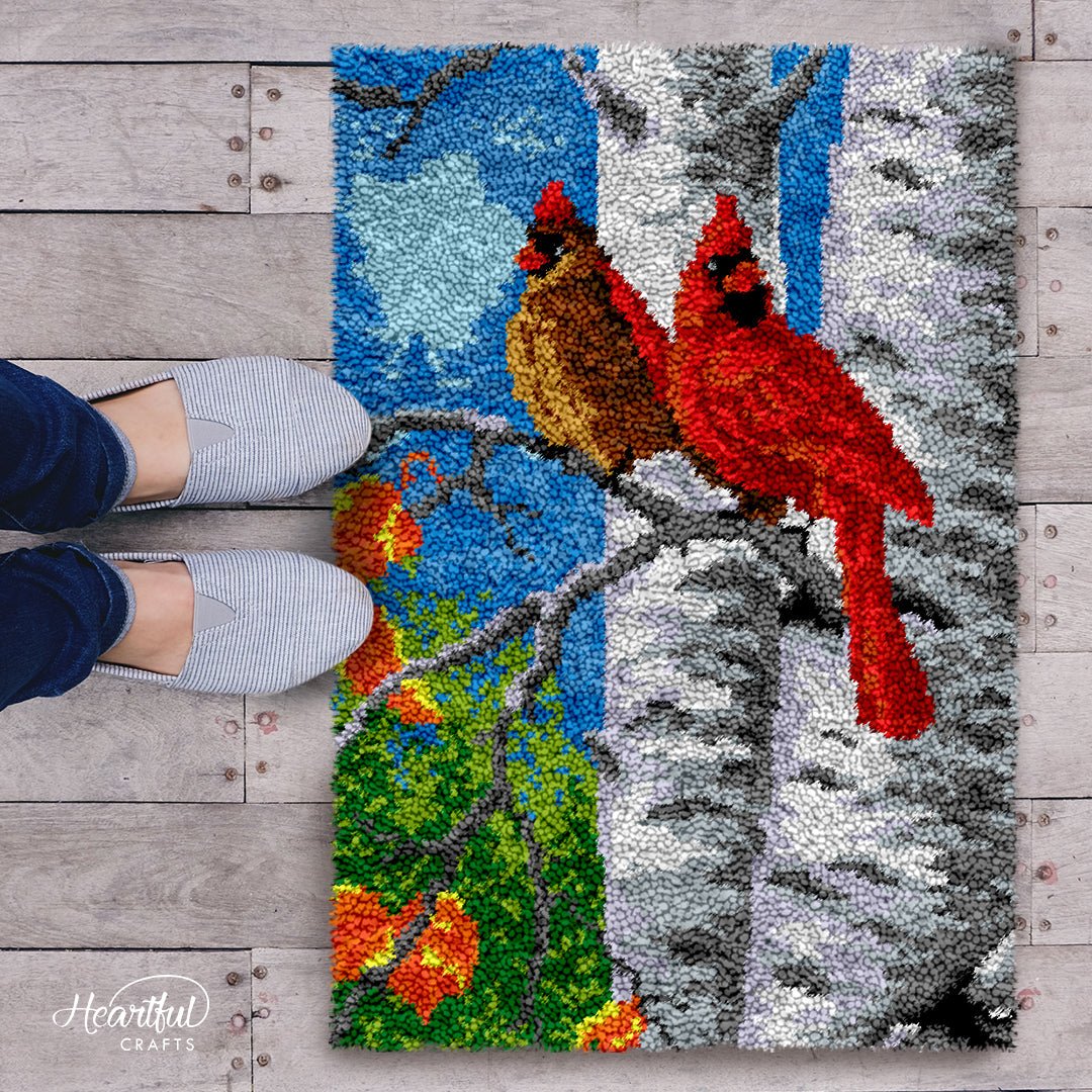 Perched Up - Latch Hook Rug Kit - Latch Hook Crafts