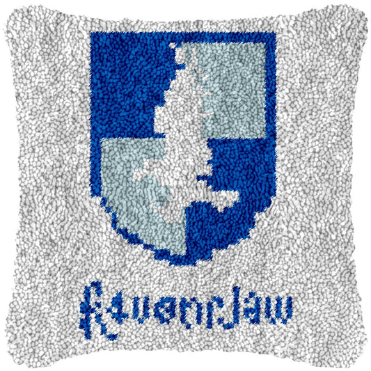 Raven Crest - Latch Hook Pillowcase Kit - Latch Hook Crafts