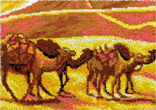 Sahara Desert - Latch Hook Rug Kit - diy-latch-hook