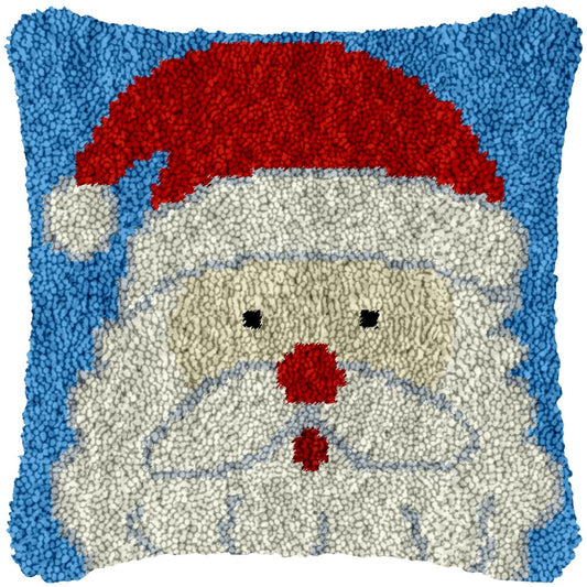 Santa Claus - Latch Hook Pillowcase Kit - Latch Hook Crafts