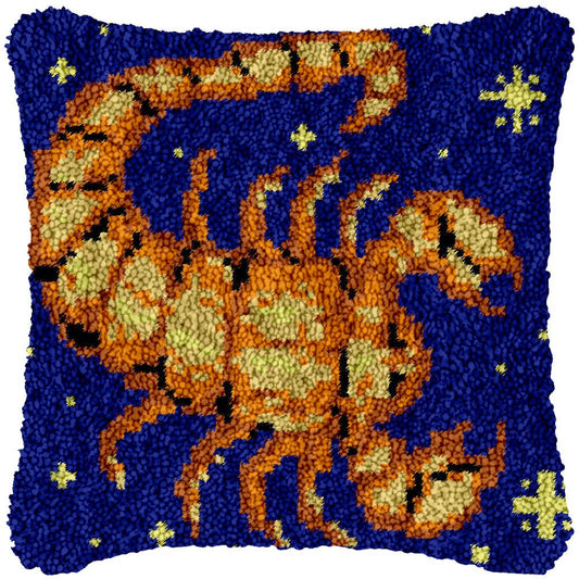 Scorpio - Latch Hook Pillowcase Kit - Latch Hook Crafts