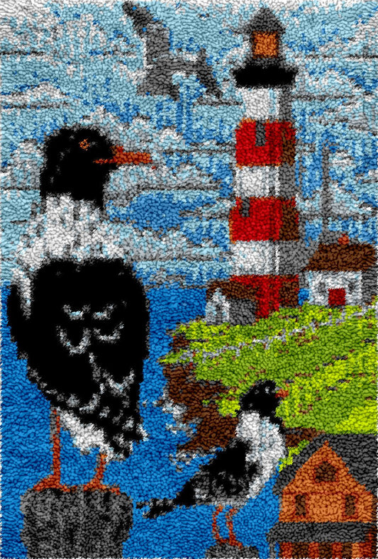 Sea Breeze - Latch Hook Rug Kit - Heartful Crafts | DIY Latch Hook