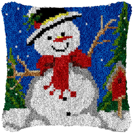 Seasons Greetings - Latch Hook Pillowcase Kit - Latch Hook Crafts