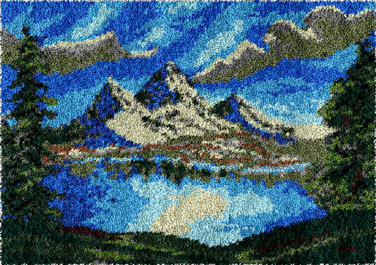 Serene Alps - Latch Hook Rug Kit - diy-latch-hook
