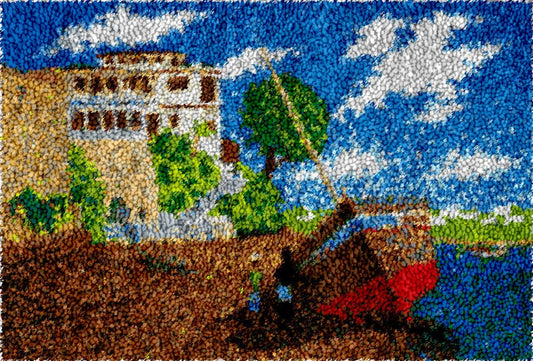 Ship Wreck - Latch Hook Rug Kit - Heartful Crafts | DIY Latch Hook