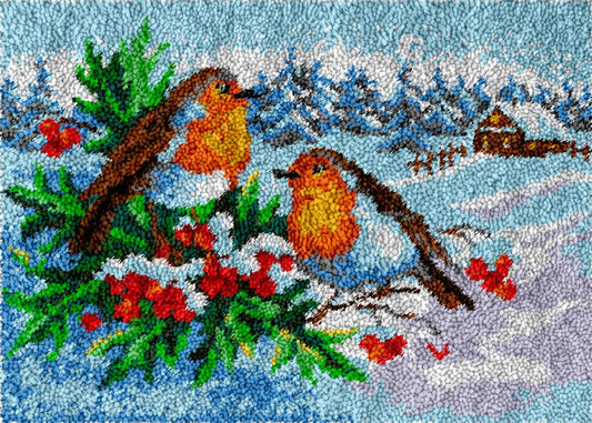 Singing Birds - Latch Hook Rug Kit - Latch Hook Crafts