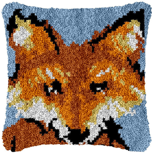 Sly Fox - Latch Hook Pillowcase Kit - Latch Hook Crafts