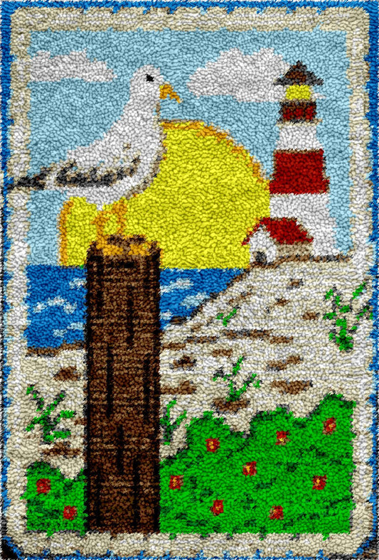 Sunny Day - Latch Hook Rug Kit - Heartful Crafts | DIY Latch Hook