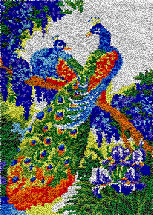 The Courtship - Latch Hook Rug Kit - Latch Hook Crafts