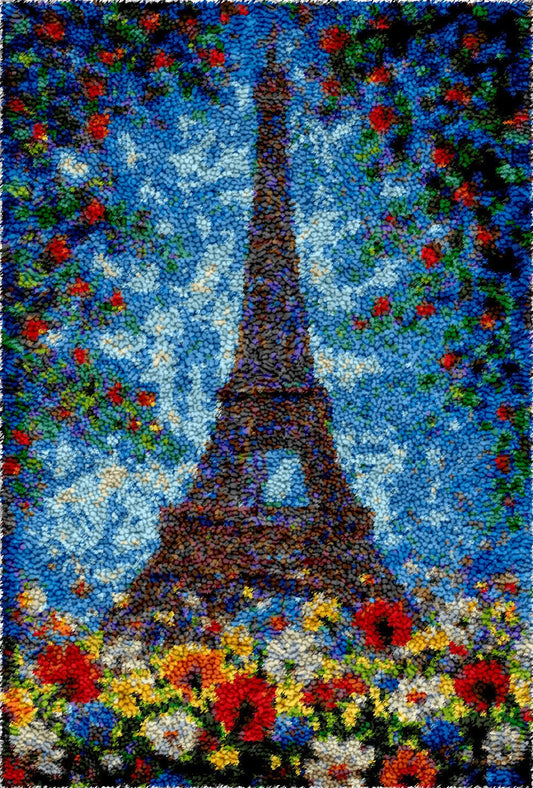 The Iron Lady - Latch Hook Rug Kit - Heartful Crafts | DIY Latch Hook