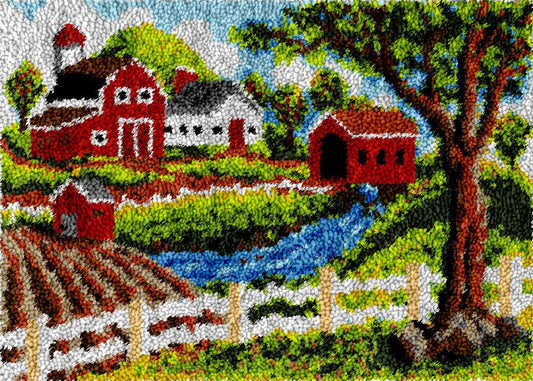 Thriving Farm - Latch Hook Rug Kit - Latch Hook Crafts