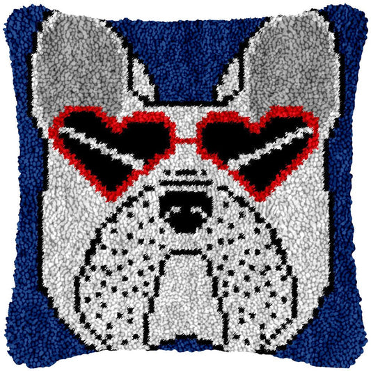 Tough Lover - Latch Hook Pillowcase Kit - Latch Hook Crafts