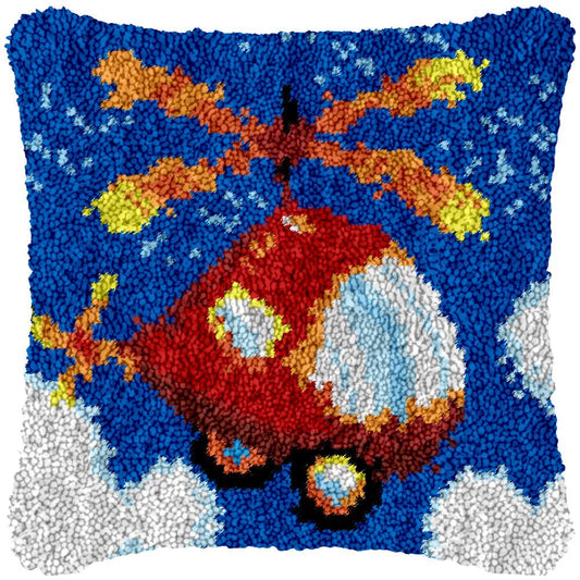 Toy Helicopter - Latch Hook Pillowcase Kit - Latch Hook Crafts