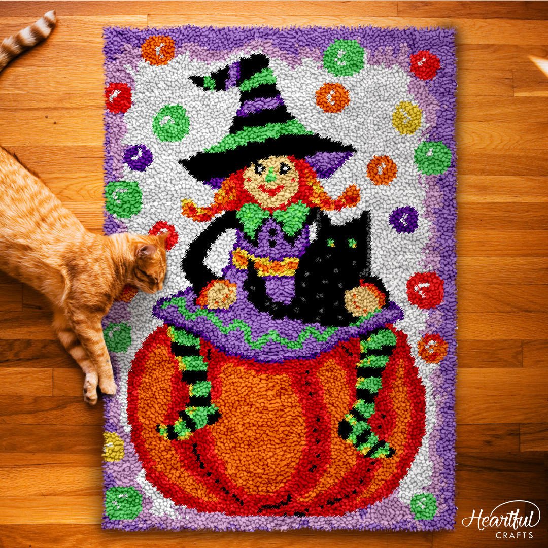 Trick or Treat - Latch Hook Rug Kit - Latch Hook Crafts