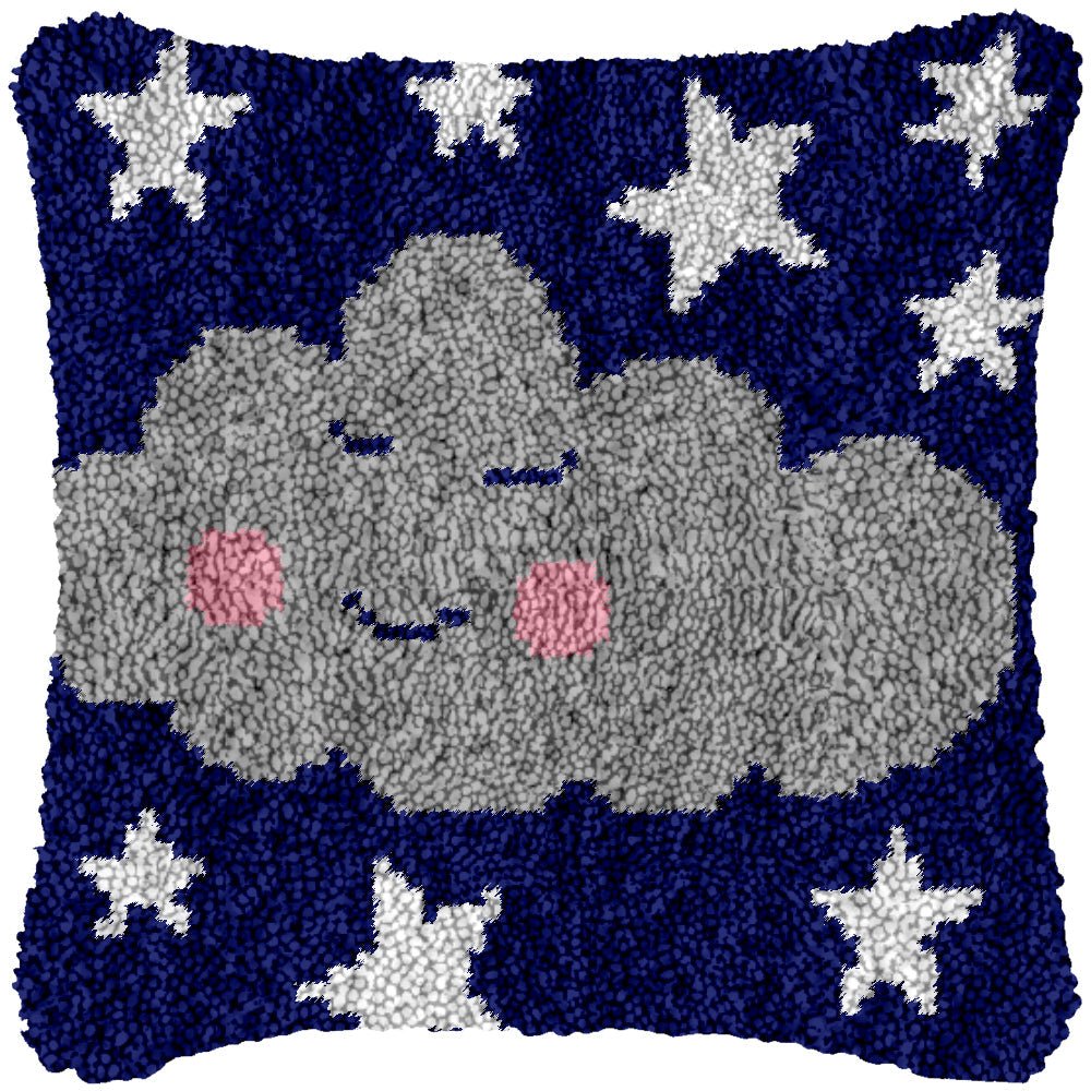 Twinkle Star - Latch Hook Pillowcase Kit - Latch Hook Crafts
