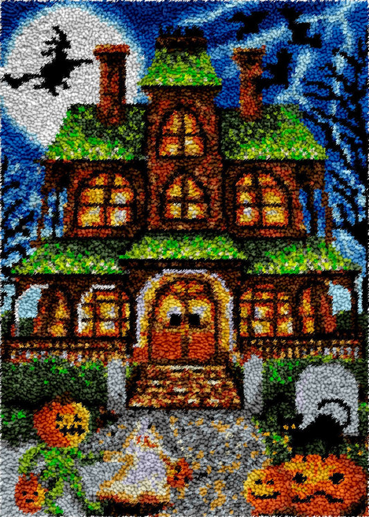 Vampire's Lair - Latch Hook Rug Kit - Latch Hook Crafts